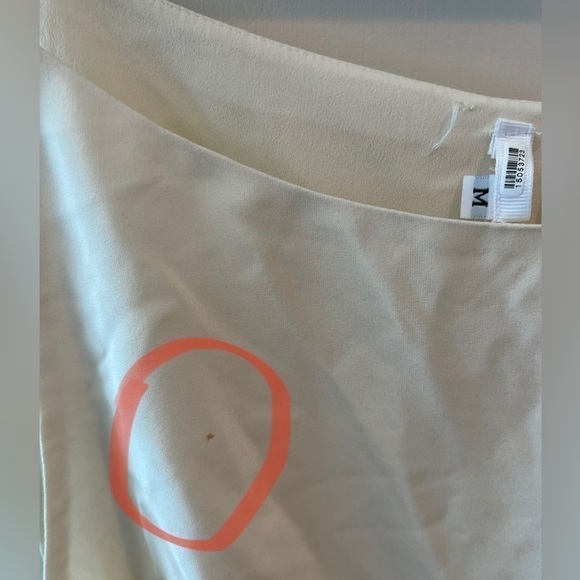 Alexis Wesley One-Shoulder Silk Mini Dress  Cream - Picture 4 of 16